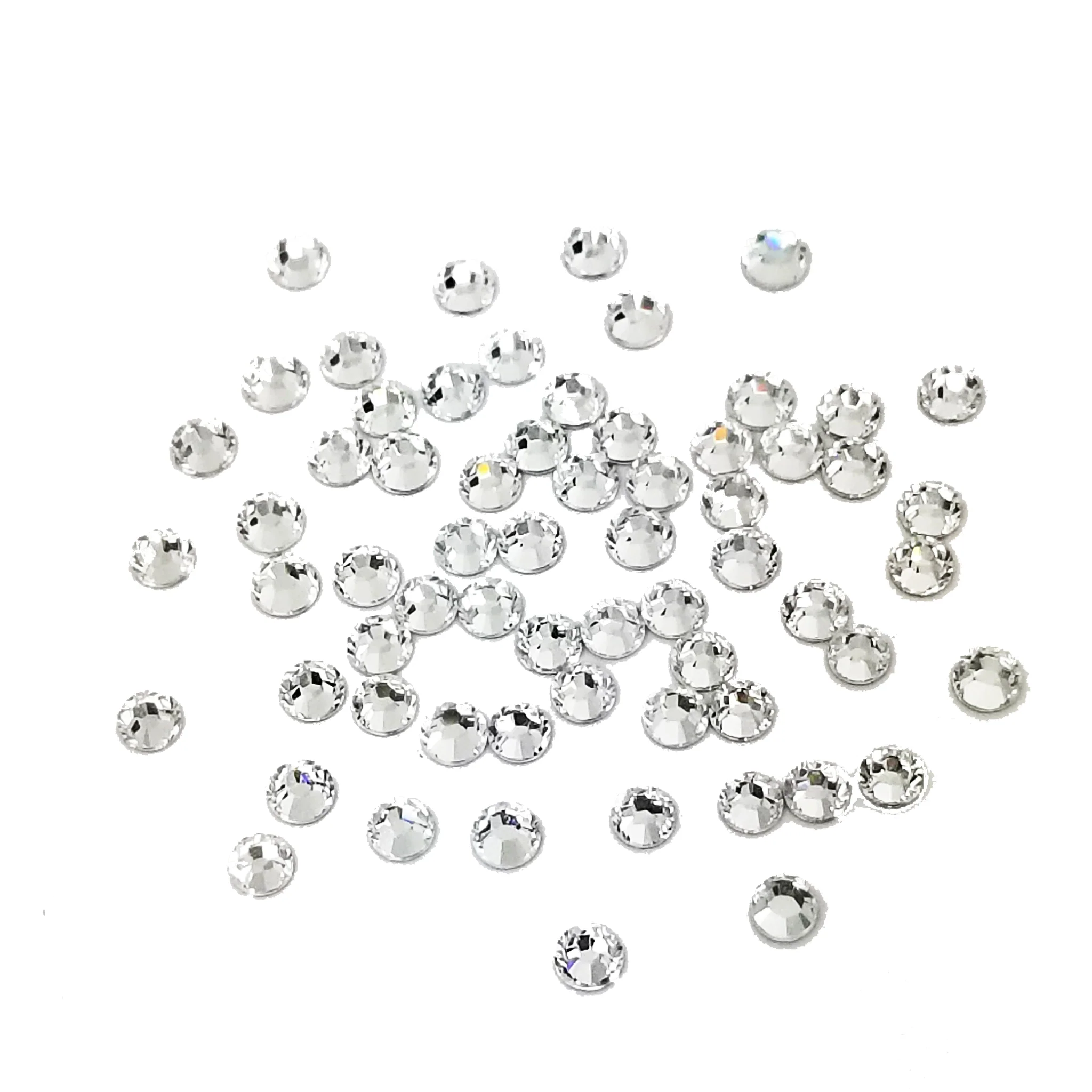 Elite Crystal Rhinestones - Crystal Clear Flat Back 144ct Long-Lasting