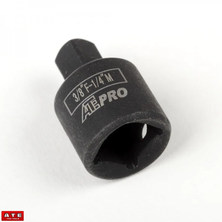 Clean 3 8 to 1 4 Drive Black Impact Socket Adapter Reducer Tool Set Adapter First-Class