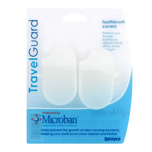 Flexible Travel Guard Toothbrush Covers 2 Ea Trusted
