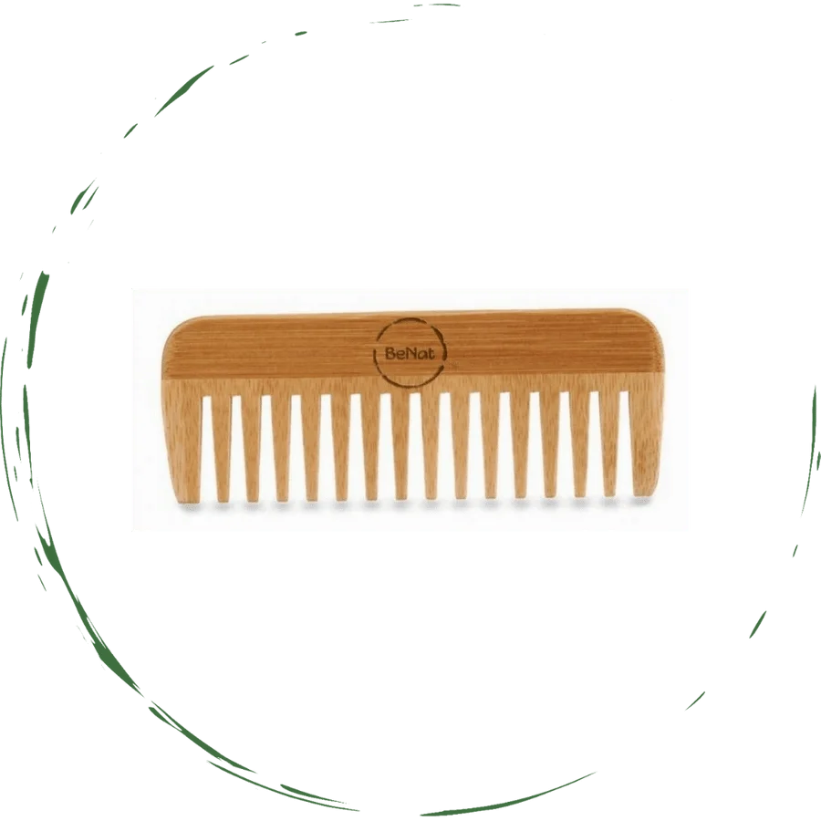 High-Quality BeNat Handcrafted Bamboo Comb Fast