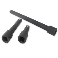 Secure Nieko Black 3 Piece 1 2 Drive Extension Bar Set for Air Impact Wrench Tool Trendy