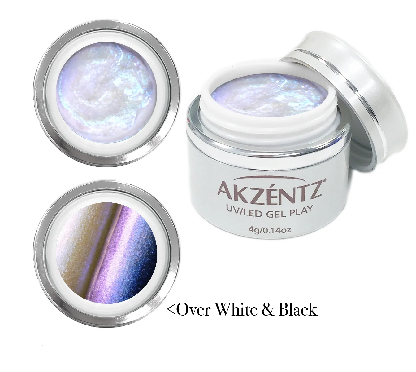 High-Performance Orca Blue Mermaid Shimmer - Akzentz Gel Play UV LED Elegant