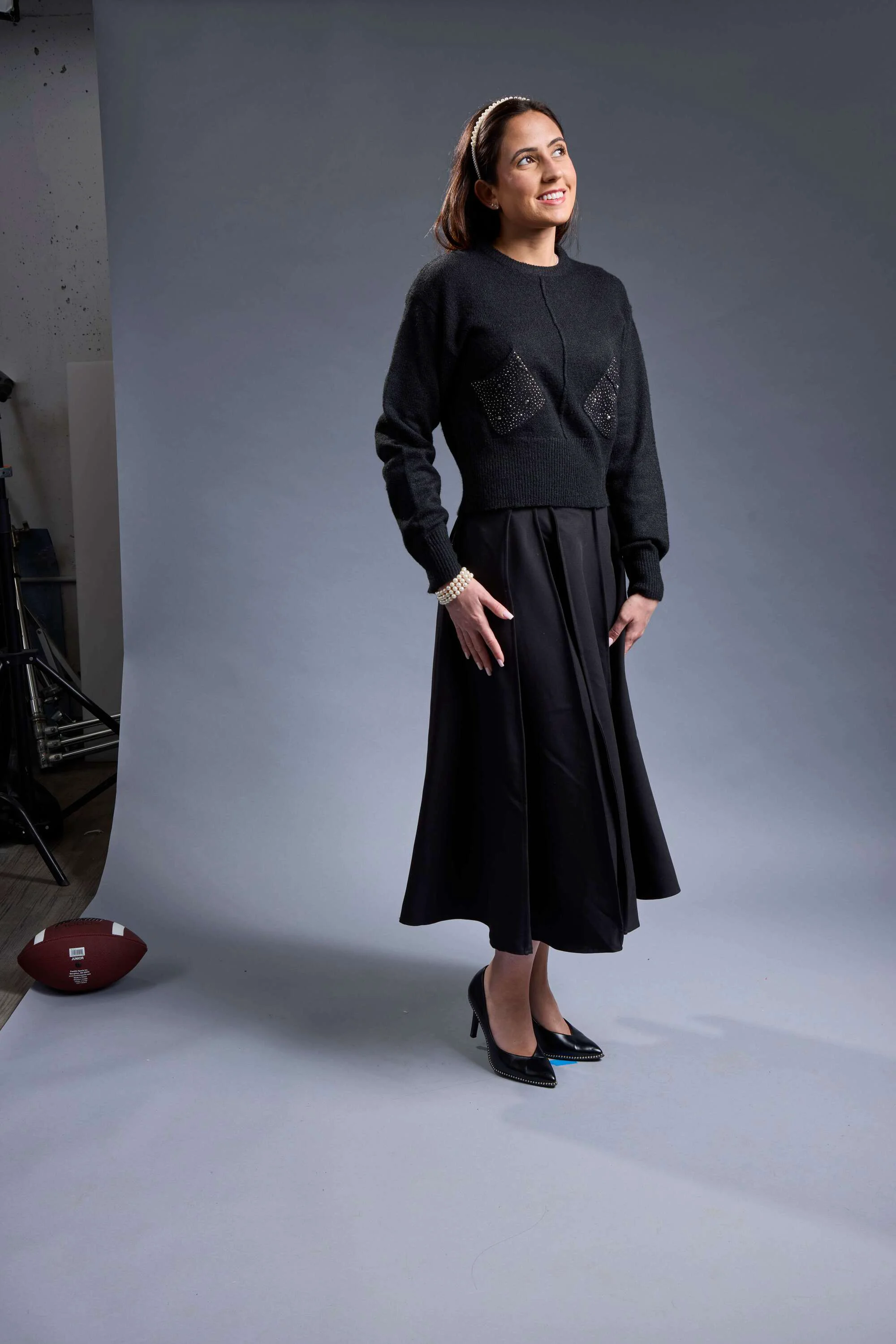 Prestigious MiJN Pocket Beaded Sweater Flexible
