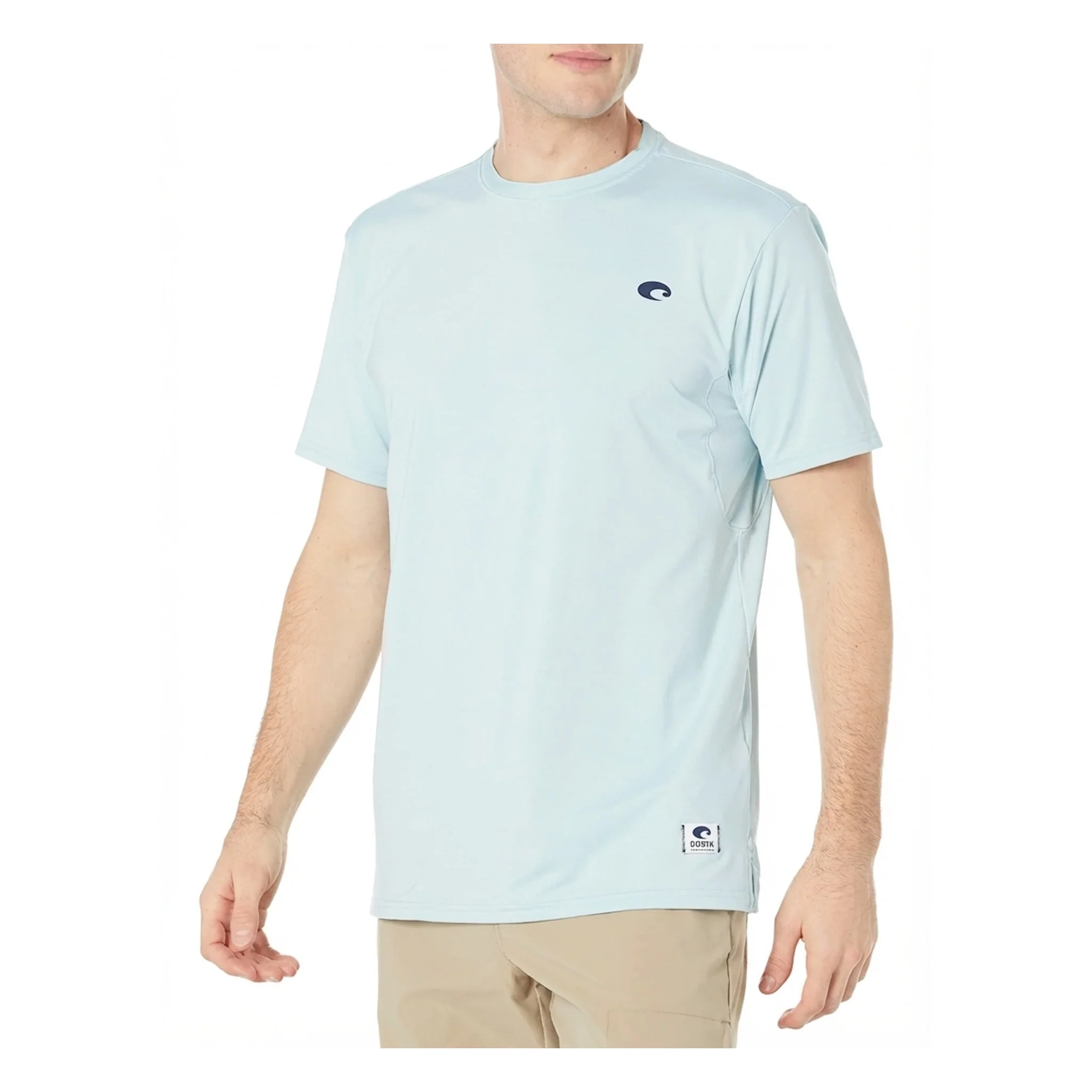 Natural Costa Men's Short Sleeve Voyage Performance Shirt Shirts Powerful