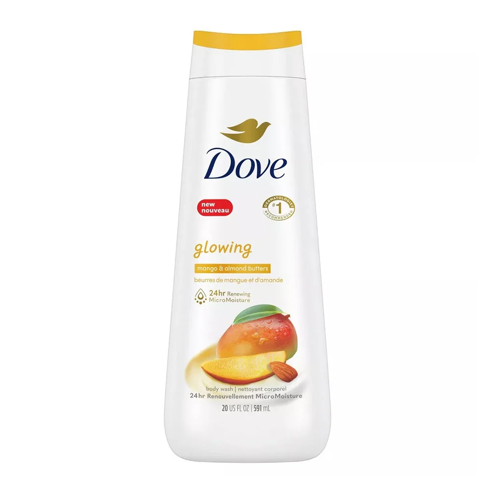 Flexible Dove Glowing Mango Butter and Almond Butter Body Wash 20 Oz Carefully Designed