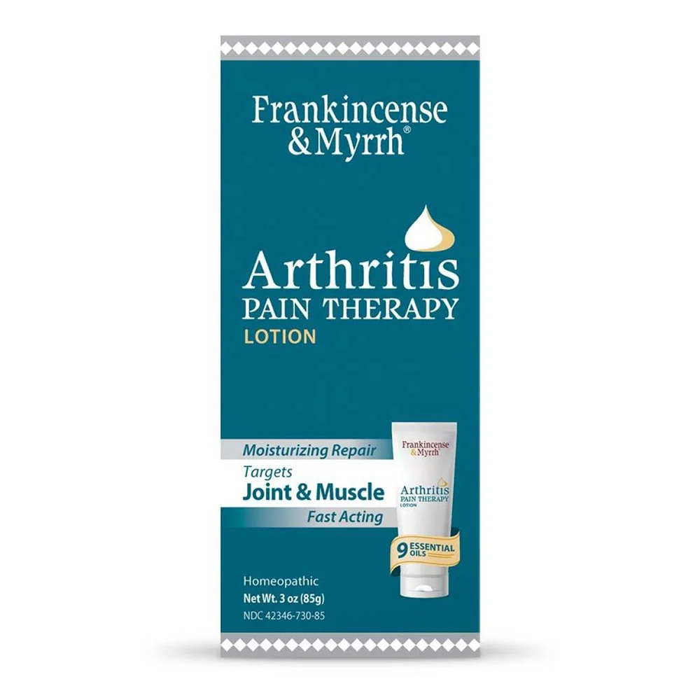 Carefully Designed Frankincense and Myrrh Arthritis Pain Therapy Lotion for Joints 3 Oz Consistent