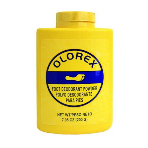 Flexible Olorex Foot Deodorant Powder for Feet 7.05 Oz Minimalist