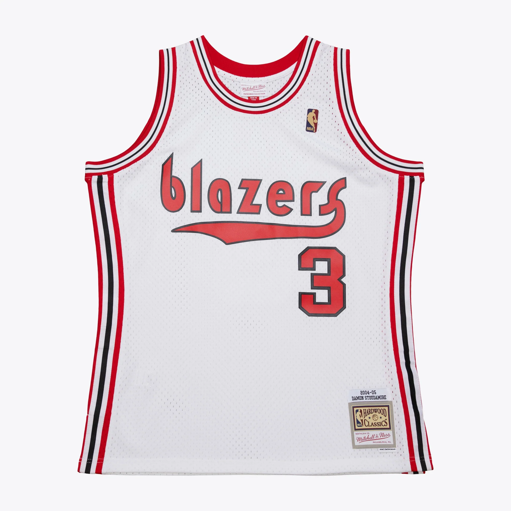 Top-Quality Mitchell Ness Men's NBA Jersey Trail Blazers 2004 Damon Stoudamire Optimized