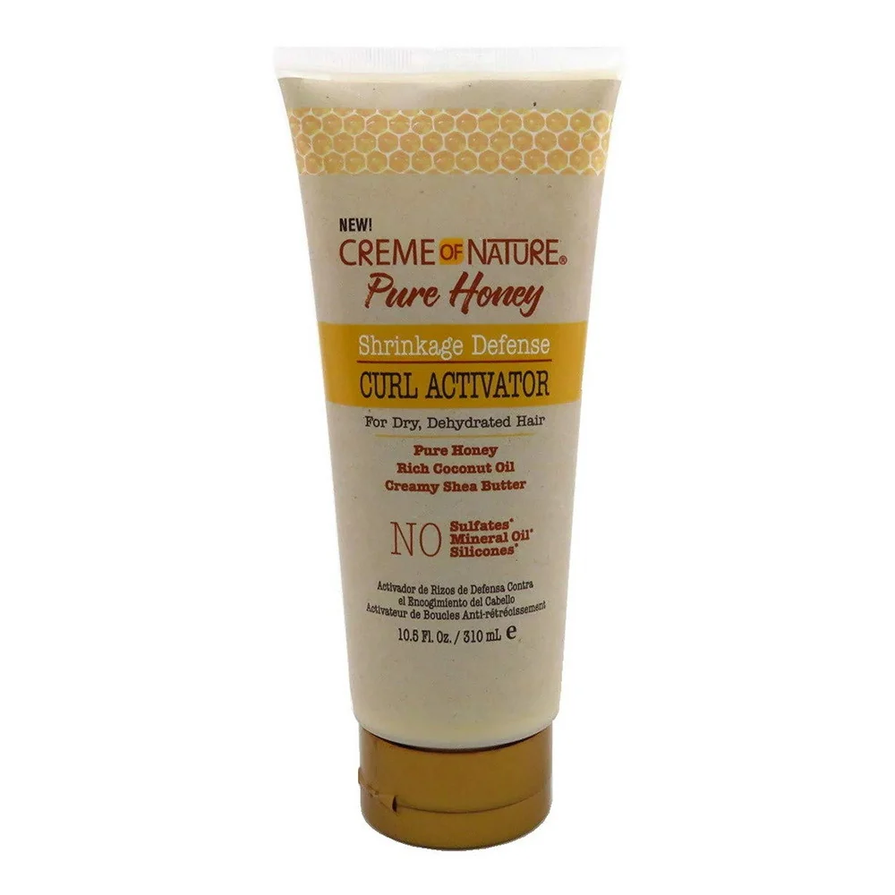 Effective Creme of Nature Pure Honey Shrinkage Defense Curl Activator 10.5 Oz Original Design