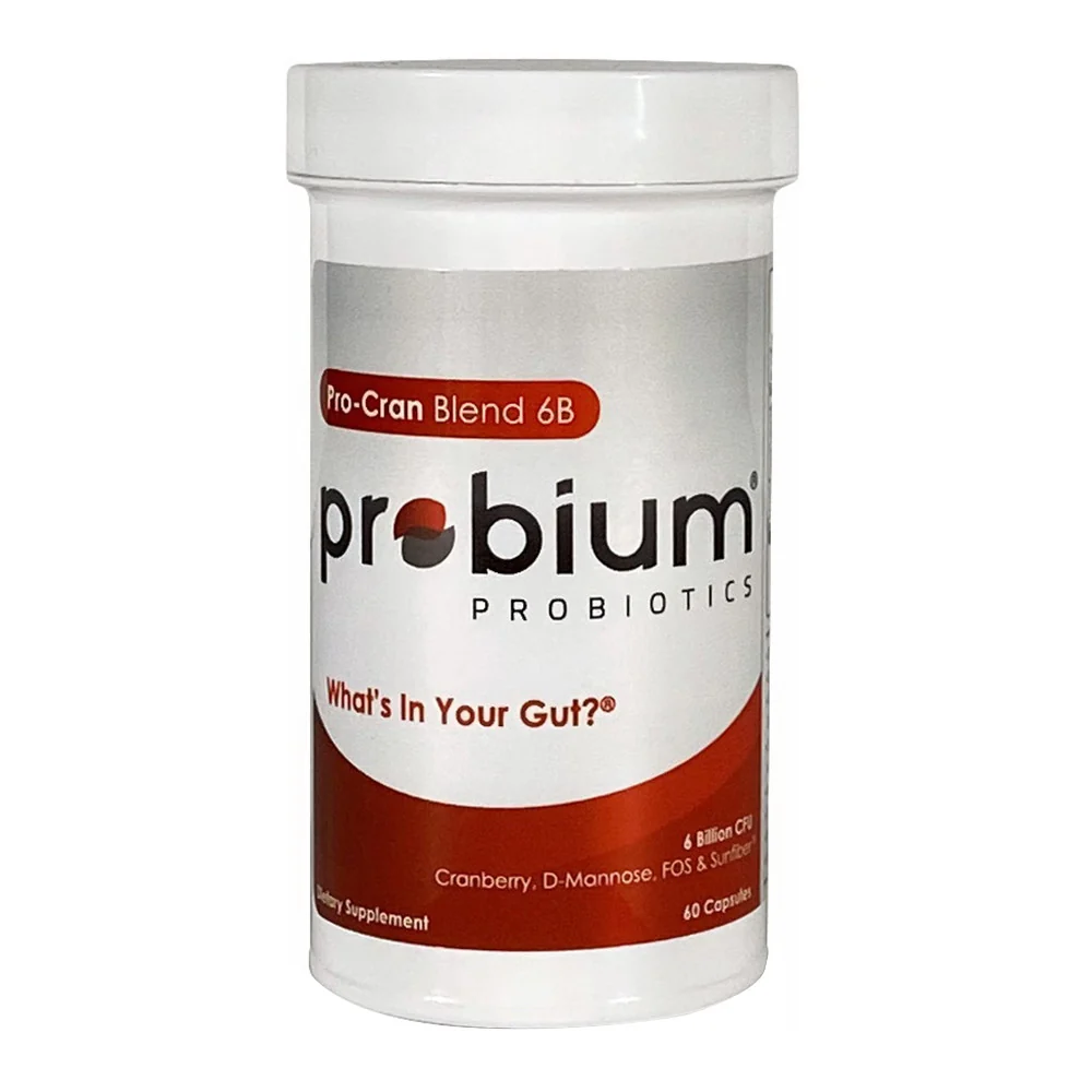 Organic Probium Probiotics Digestive Health Veg Capsules Pro Cran Blend 6B 60 Ea Responsible