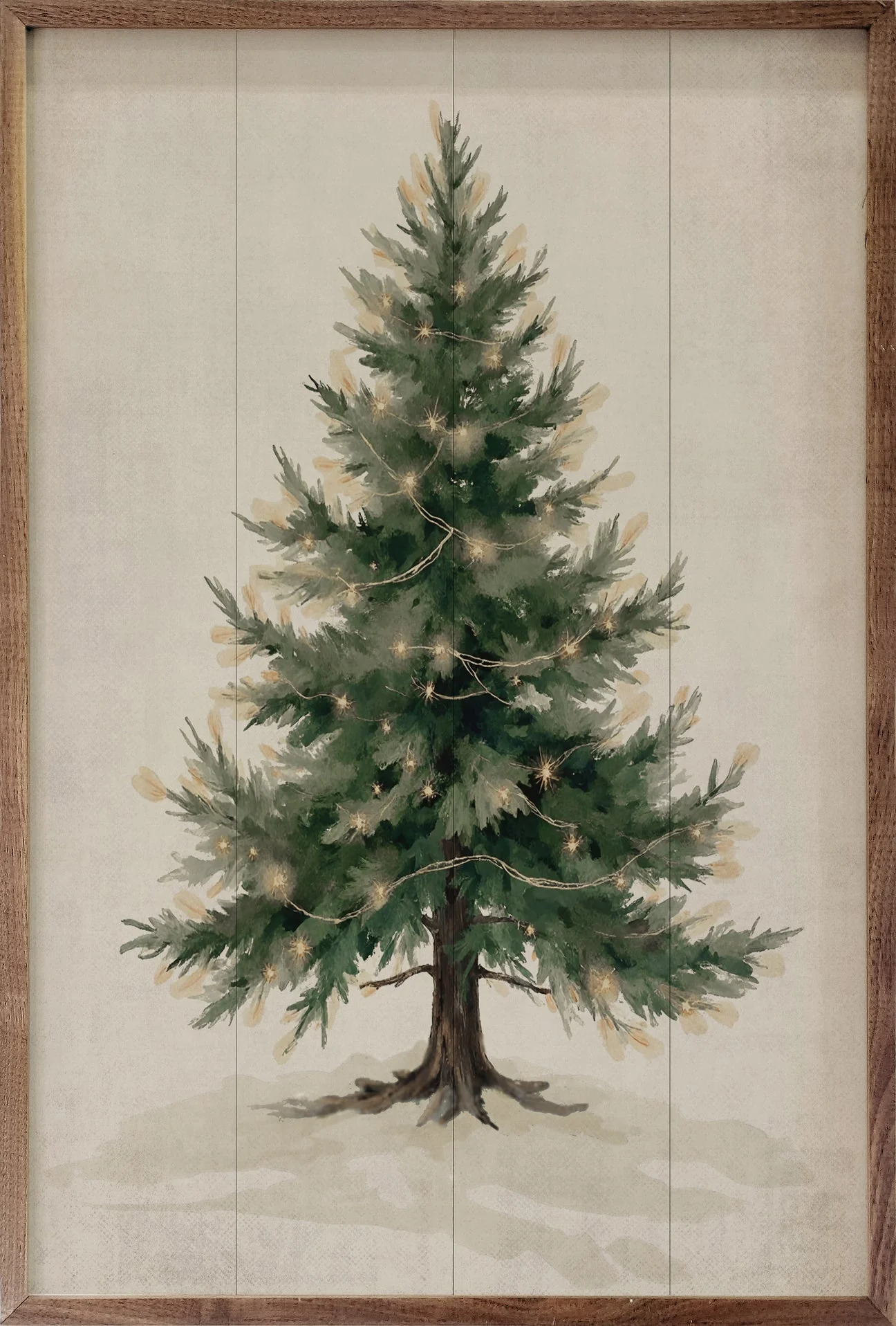 Solid Kendrick Home Lighted Pine Tree Premium