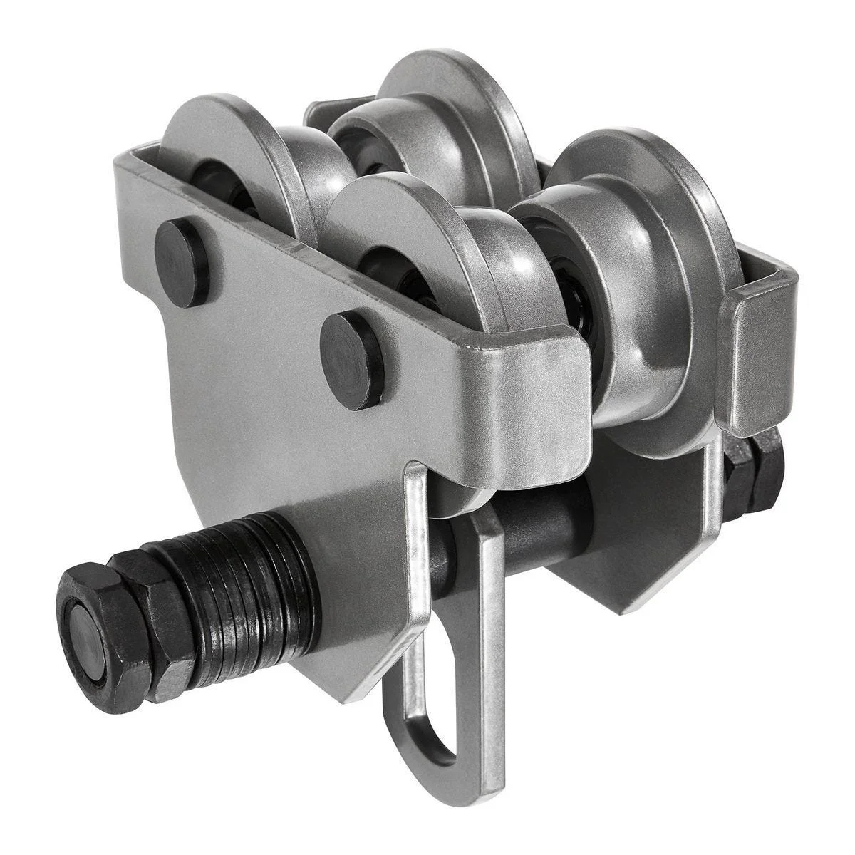 Genuine 2 Ton Steel I-Beam Push Beam Track Roller Hoist Fine