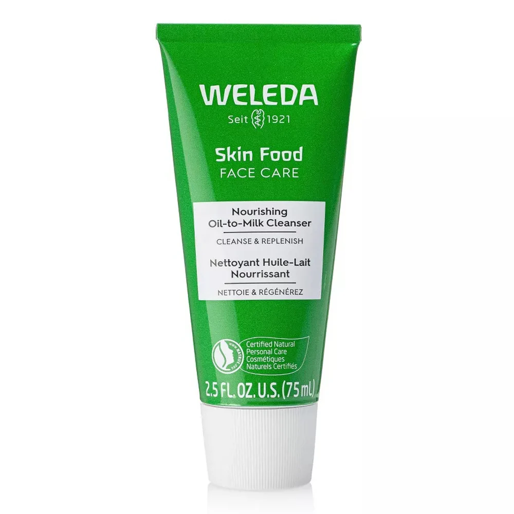 Authentic Weleda Skin Food Nourishing Oil To Milk Face Cleanser 2.5 Oz Fine