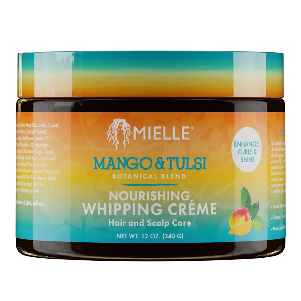 Smooth Mielle Organics Mango Tulsi Nourishing Whipping Creme 12 Oz Traditional