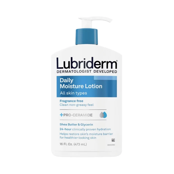 Organic Lubriderm Daily Moisture Lotion For Normal To Dry Skin Fragrance - 16 Oz Fine Crafted