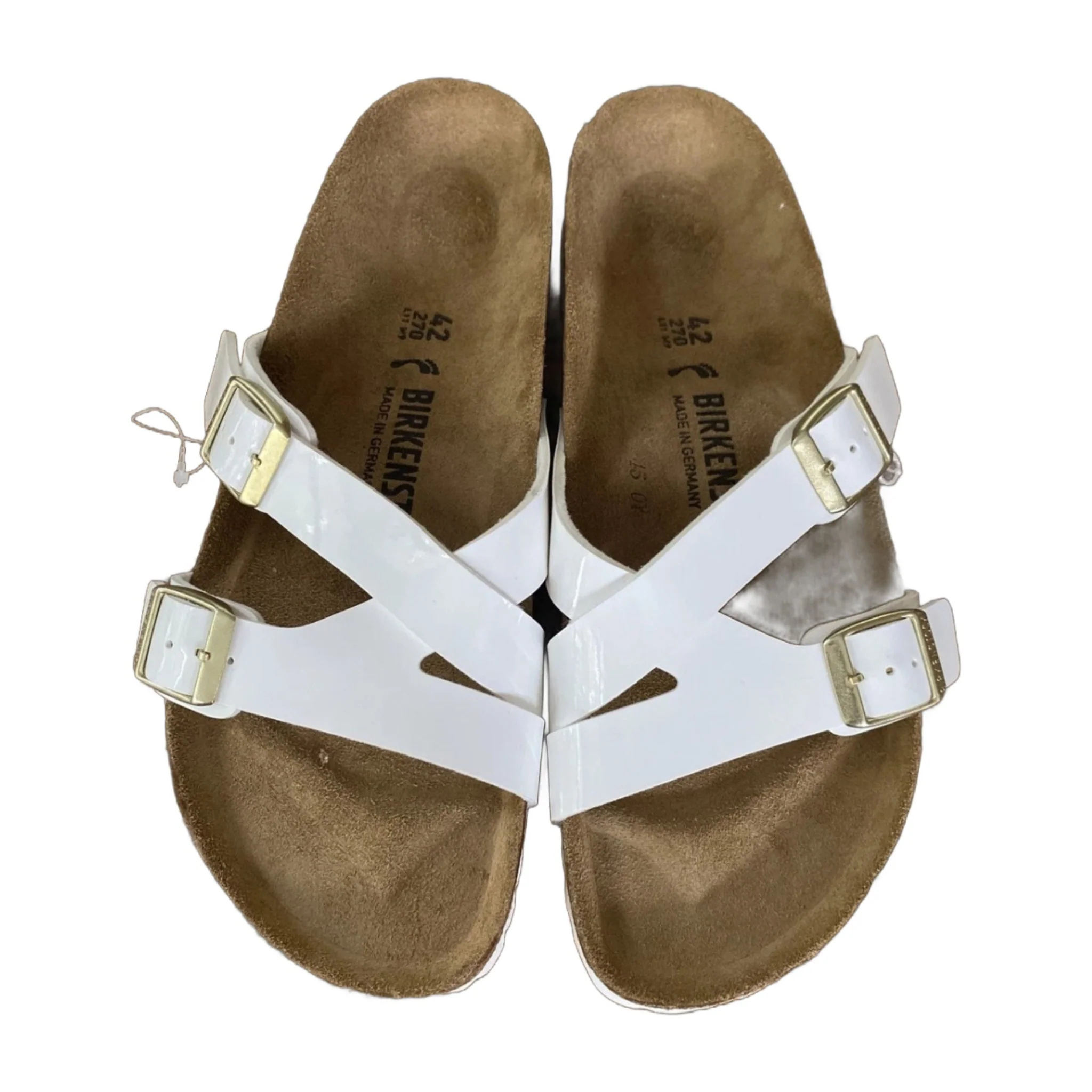 High-Performance Birkenstock Unisex Yao Balance Birko Flor Super Natural Flowers White Luxury