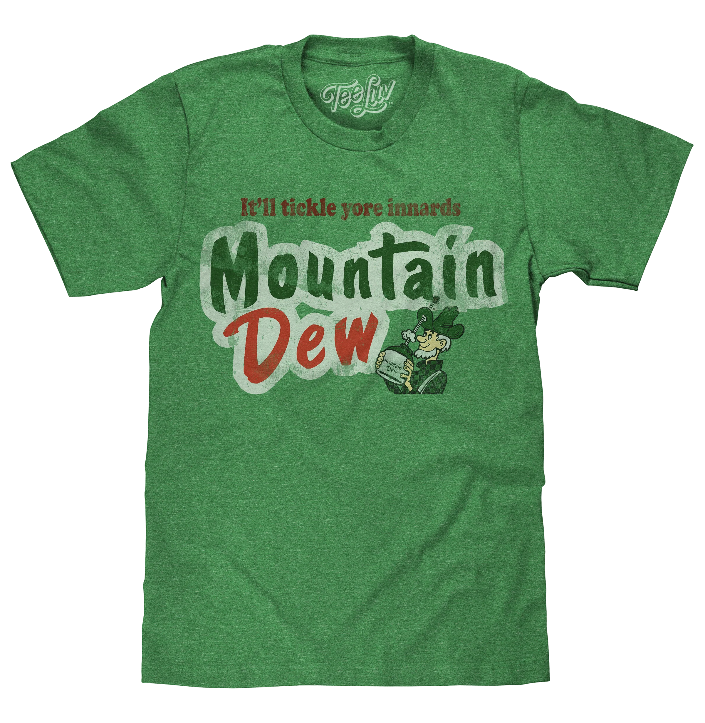 Artisan Mt. Dew It'll Tickle Your Innards T-Shirt - Green High-Grade