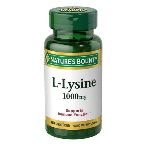 Fine Natures Bounty L-Lysine 1000Mg Tablets 60 Ea Sophisticated