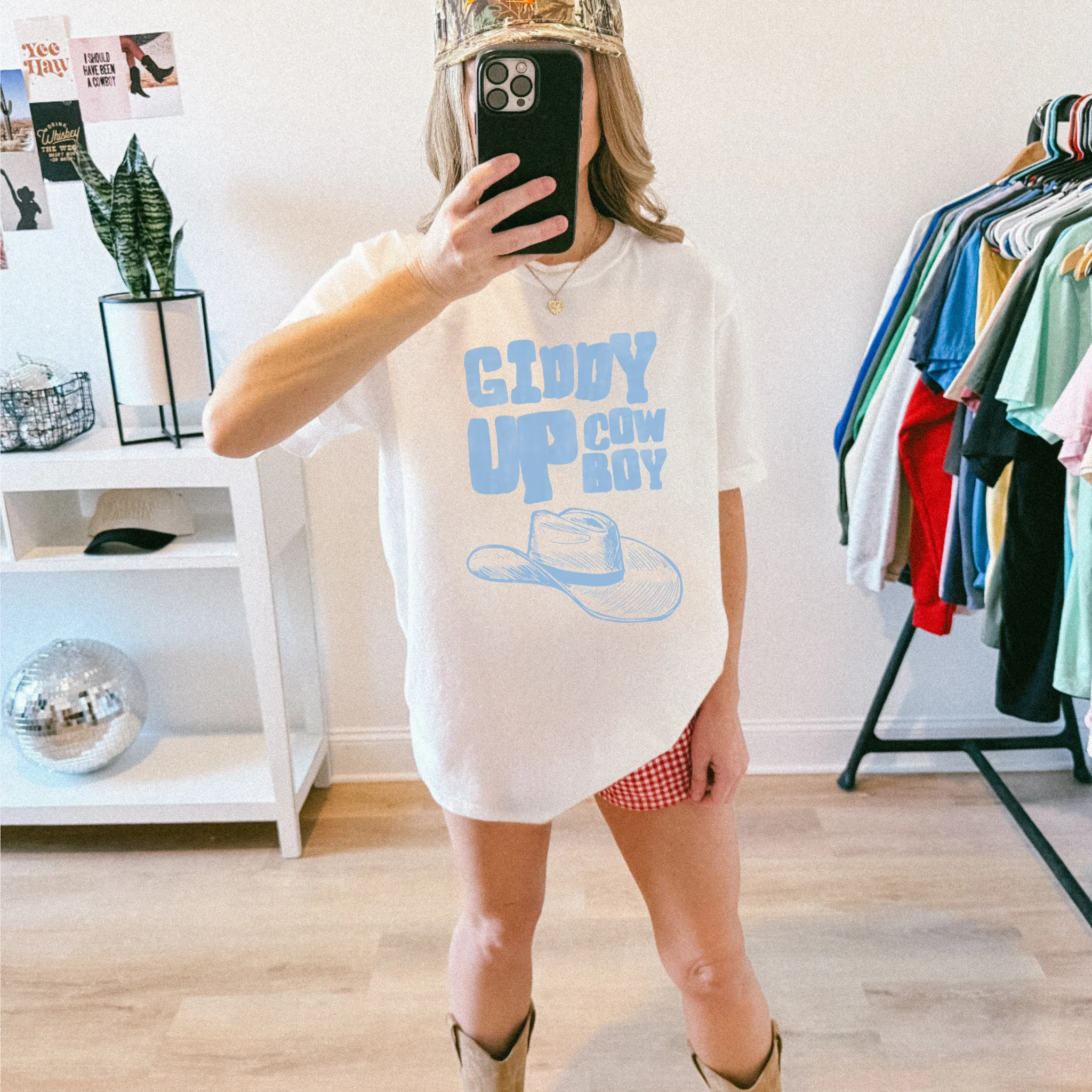 Fine Giddy Up Tee Shirt Sustainable