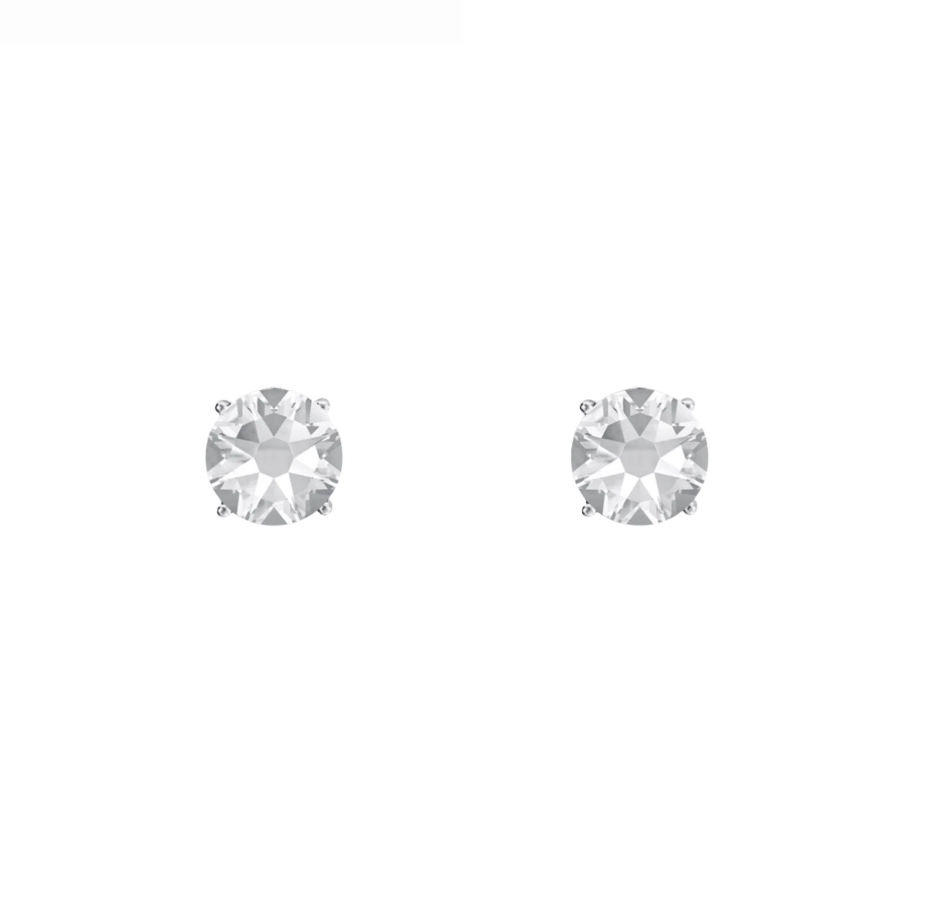 Crafted Timeless Stainless Steel Cubic Zirconia Birthstone Solitaire Stud Earrings – May Emerald Green Specialty