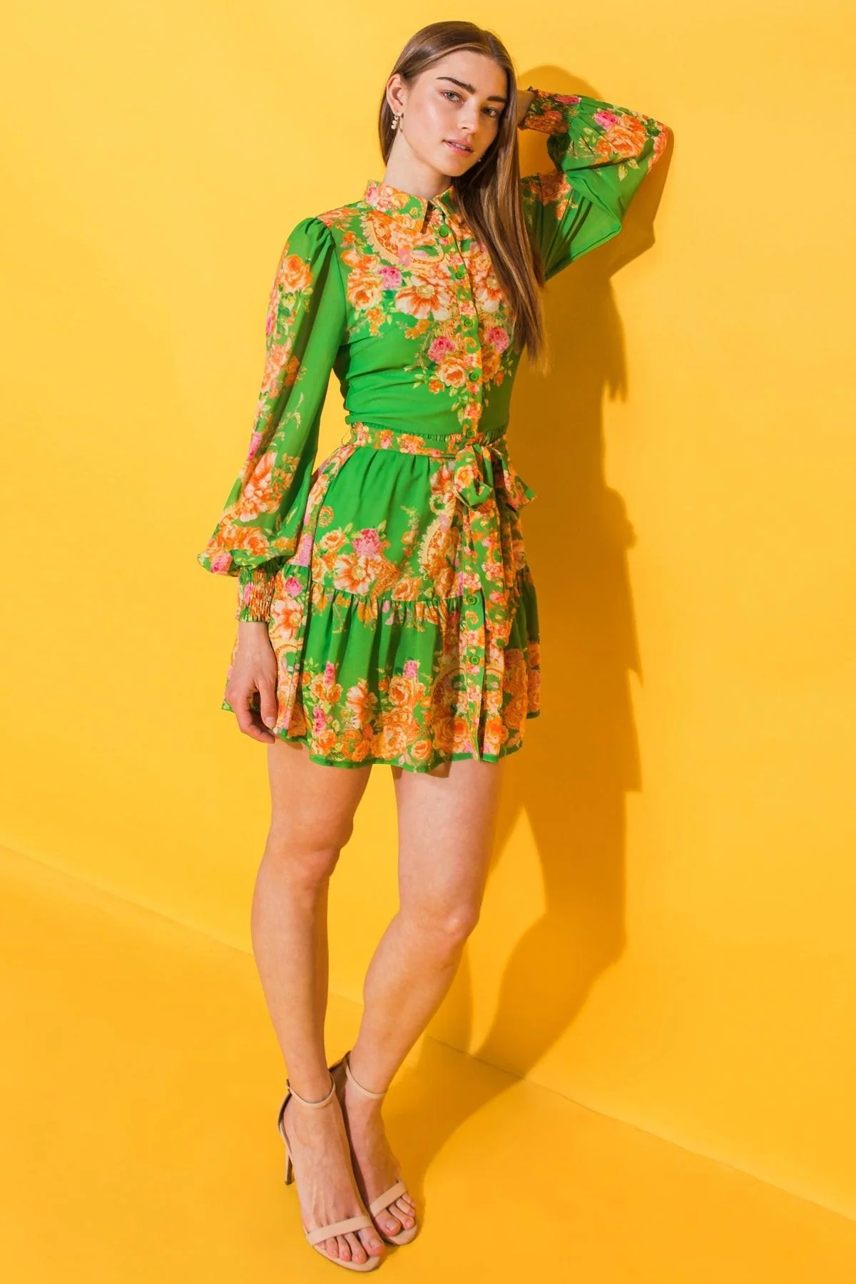 Minimalist Furtherst Thing Woven Mini Dress Fast