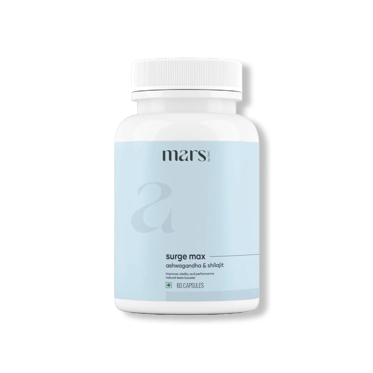 Crafted Mars Natural Ashwagandha Caps Potenziato con Shilajit e Safed Musli Enhanced