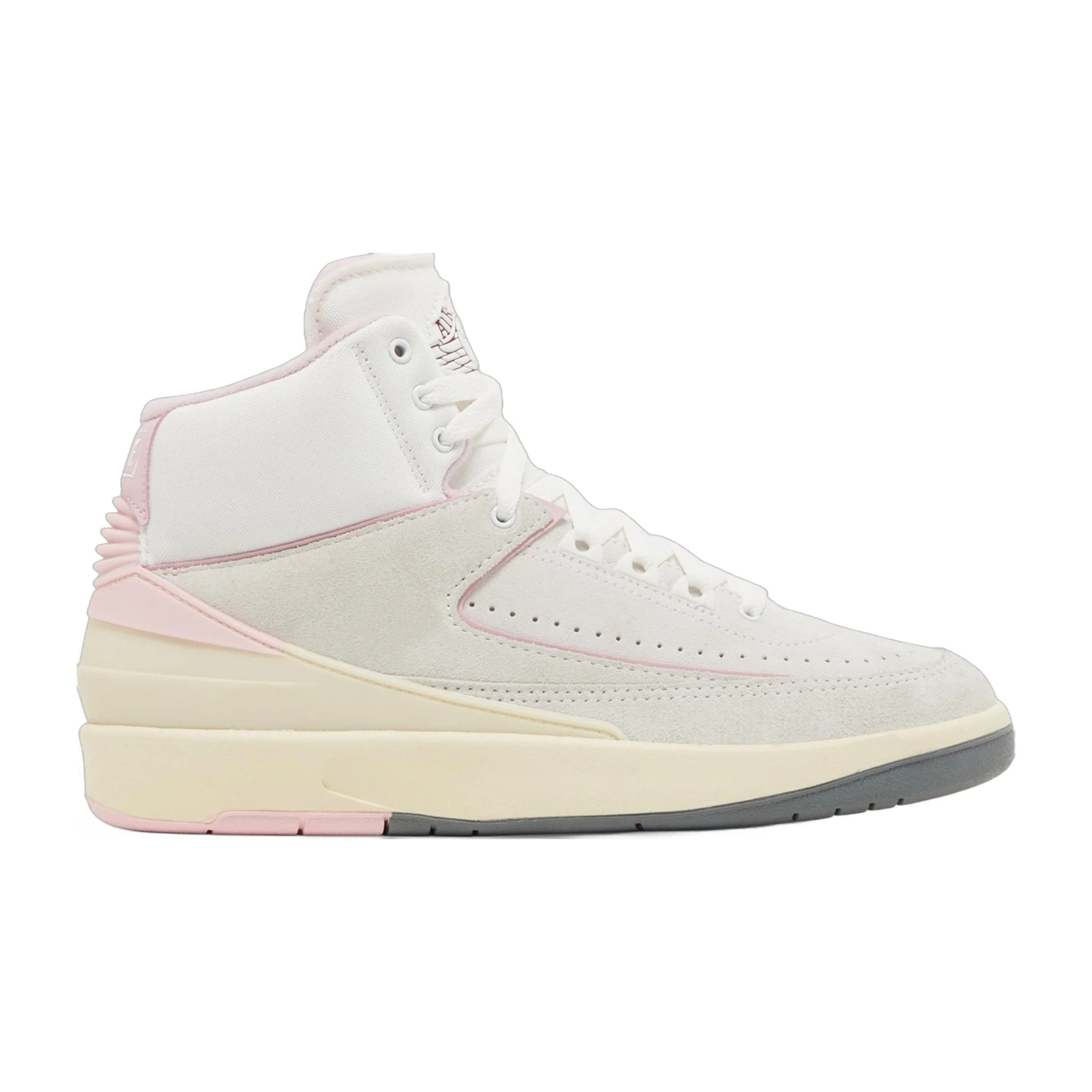 Eco-Friendly Air Jordan Women's Retro 2 'Soft Pink' Sneakers Original Design