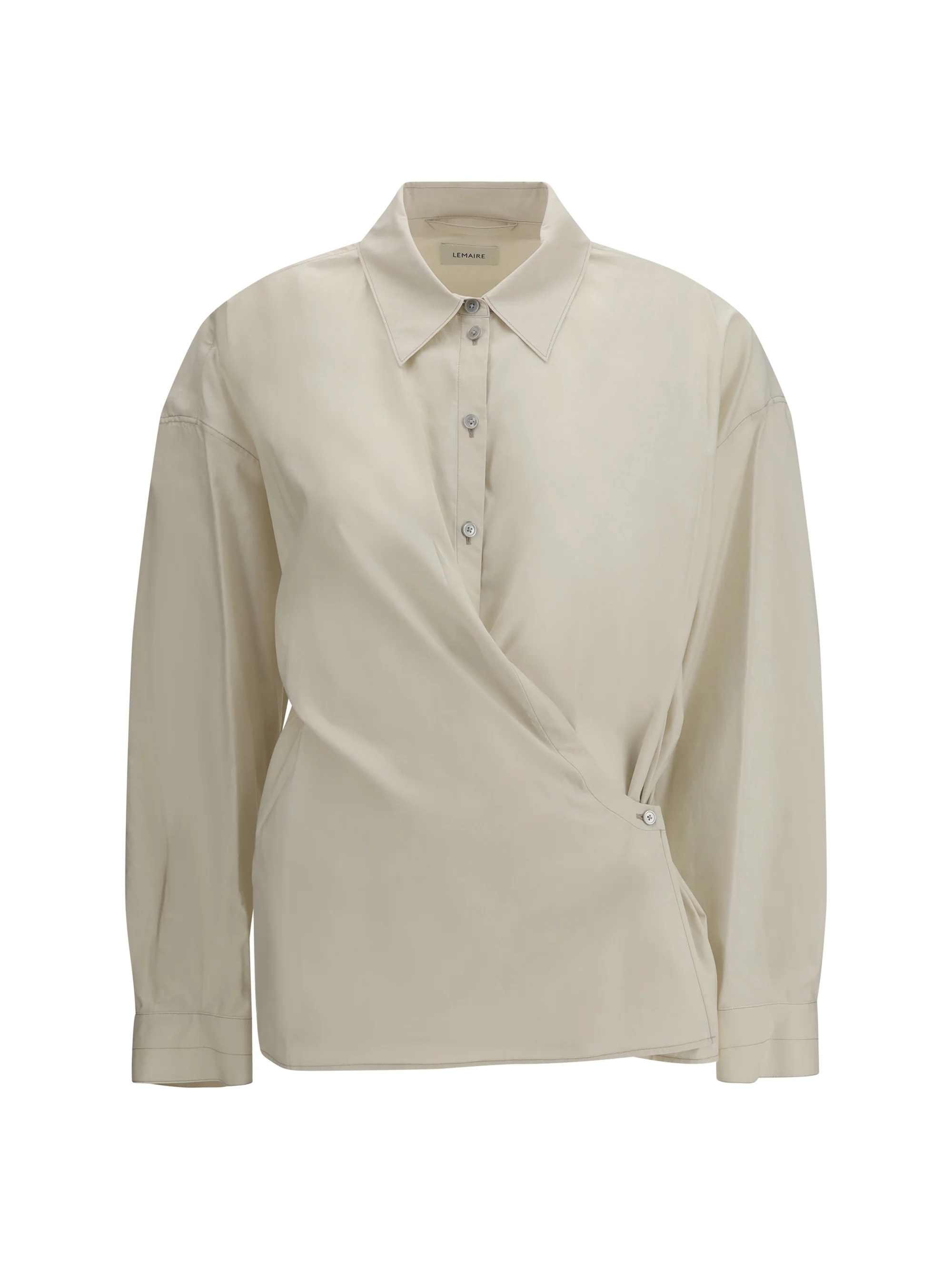 Pure Shirt Cotton-Blend Light Cream Selected