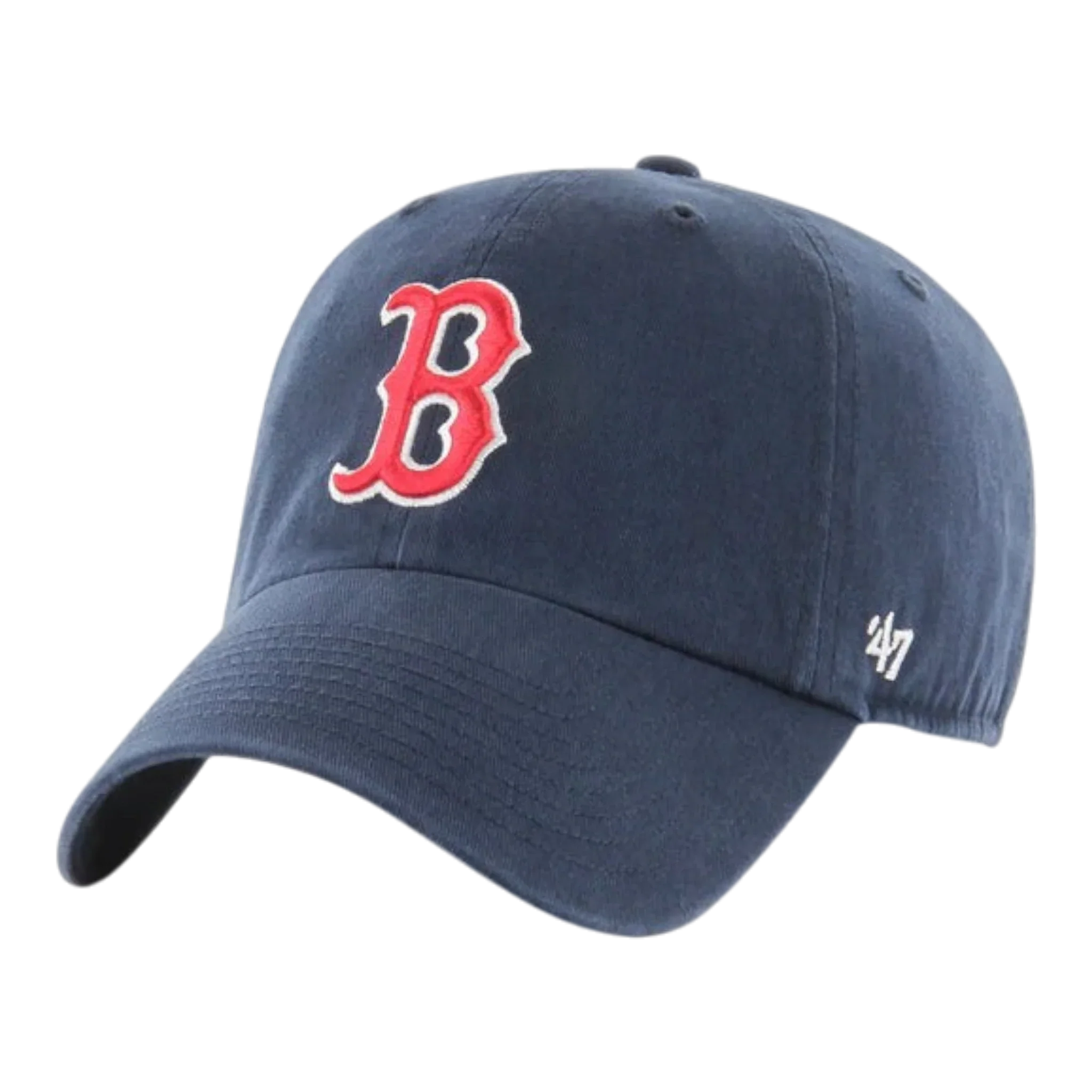 Green 47 Brand Clean Up Boston Red Sox Strapback Hat — Navy Adjustable Cap Traditional