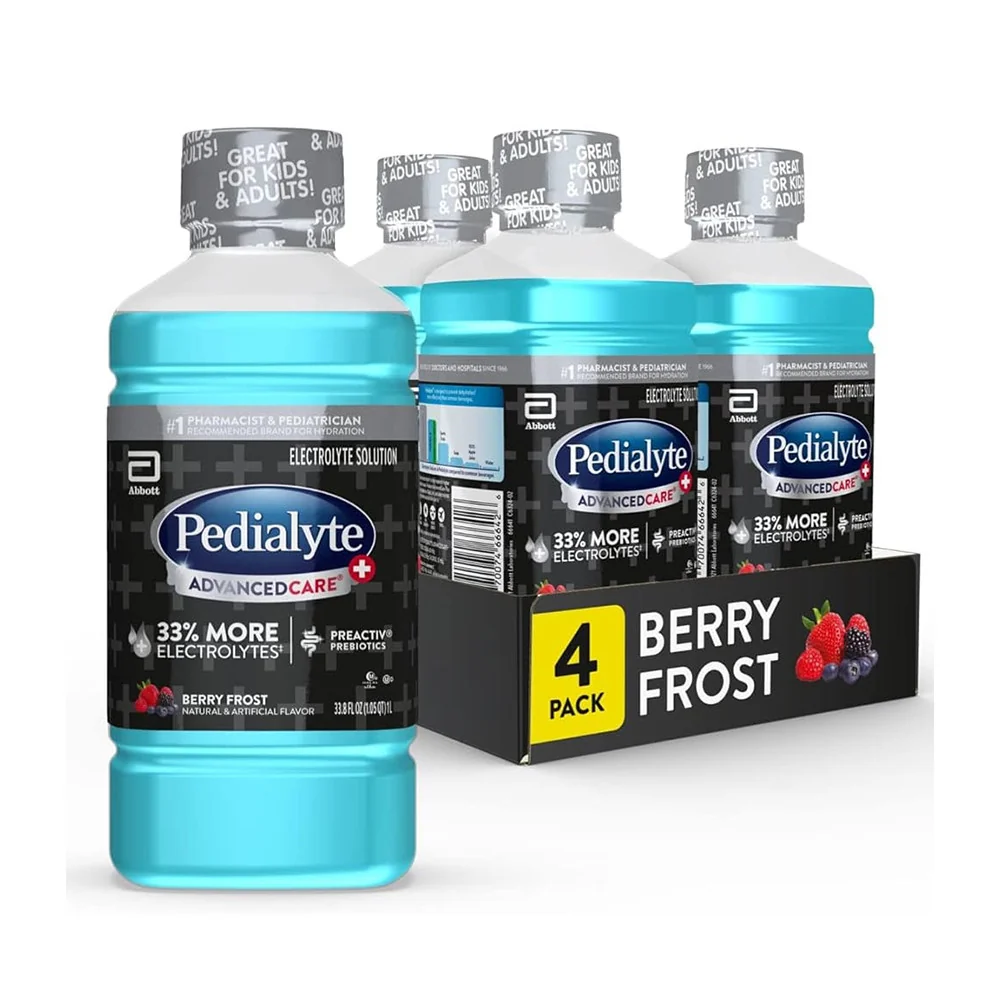 Reliable Pedialyte Advanced Care Plus Electrolyte Drink Berry Frost 1 Liter 4 Ea Convenient