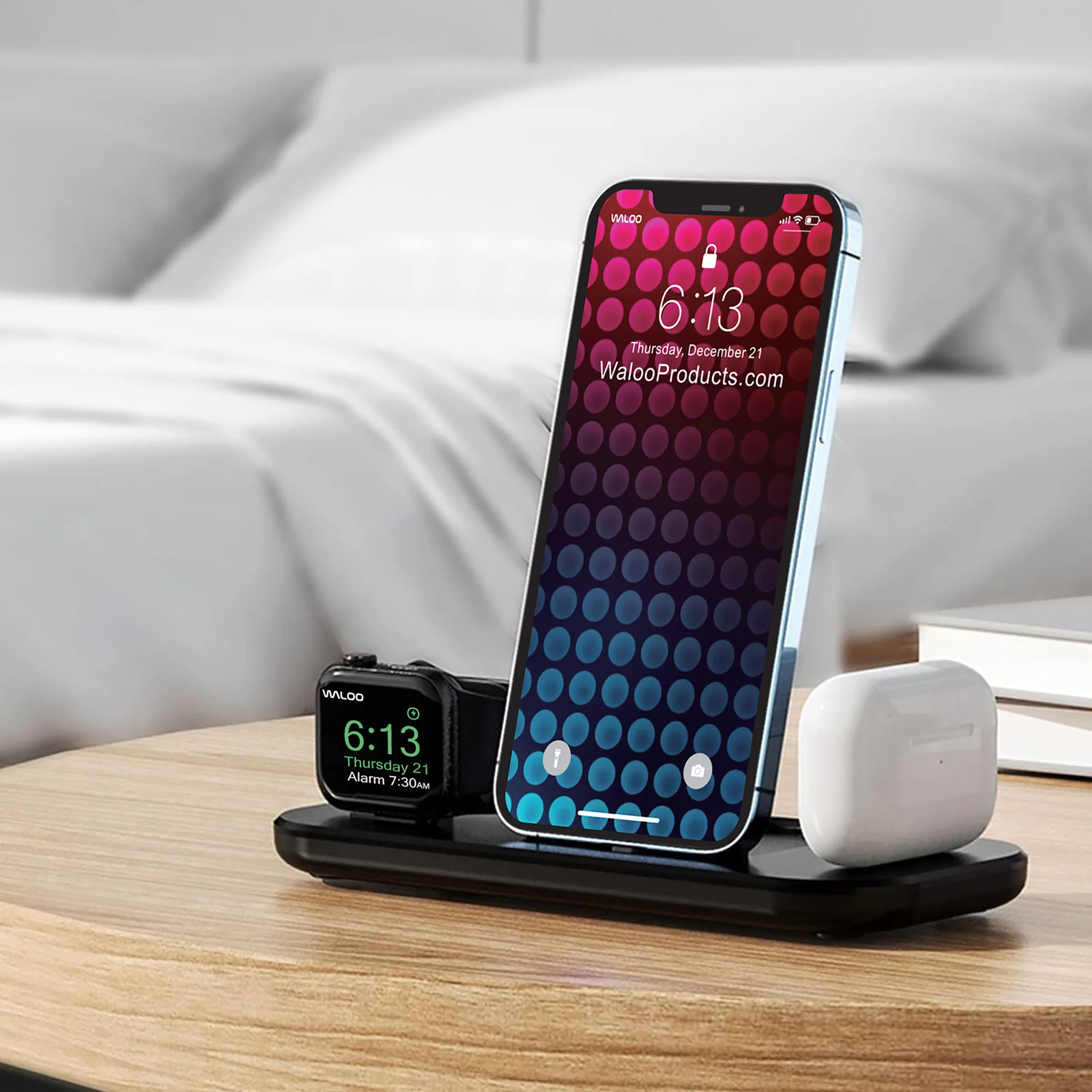 Proven Waloo Portable Foldable Charging Dock For iPhone Apple Watch AirPods Compatible With Lightning Devices Only Not USB-C Superior