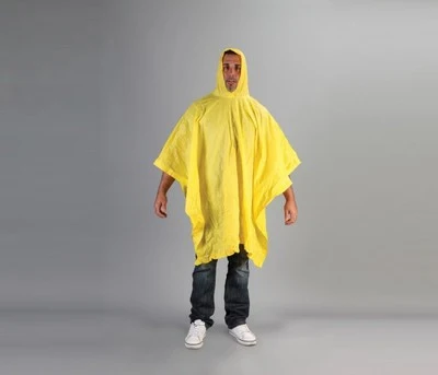 Exclusive Waterproof Temporary PVC Plastic Vinyl Emergency Disposable Poncho Rain Suit Practical