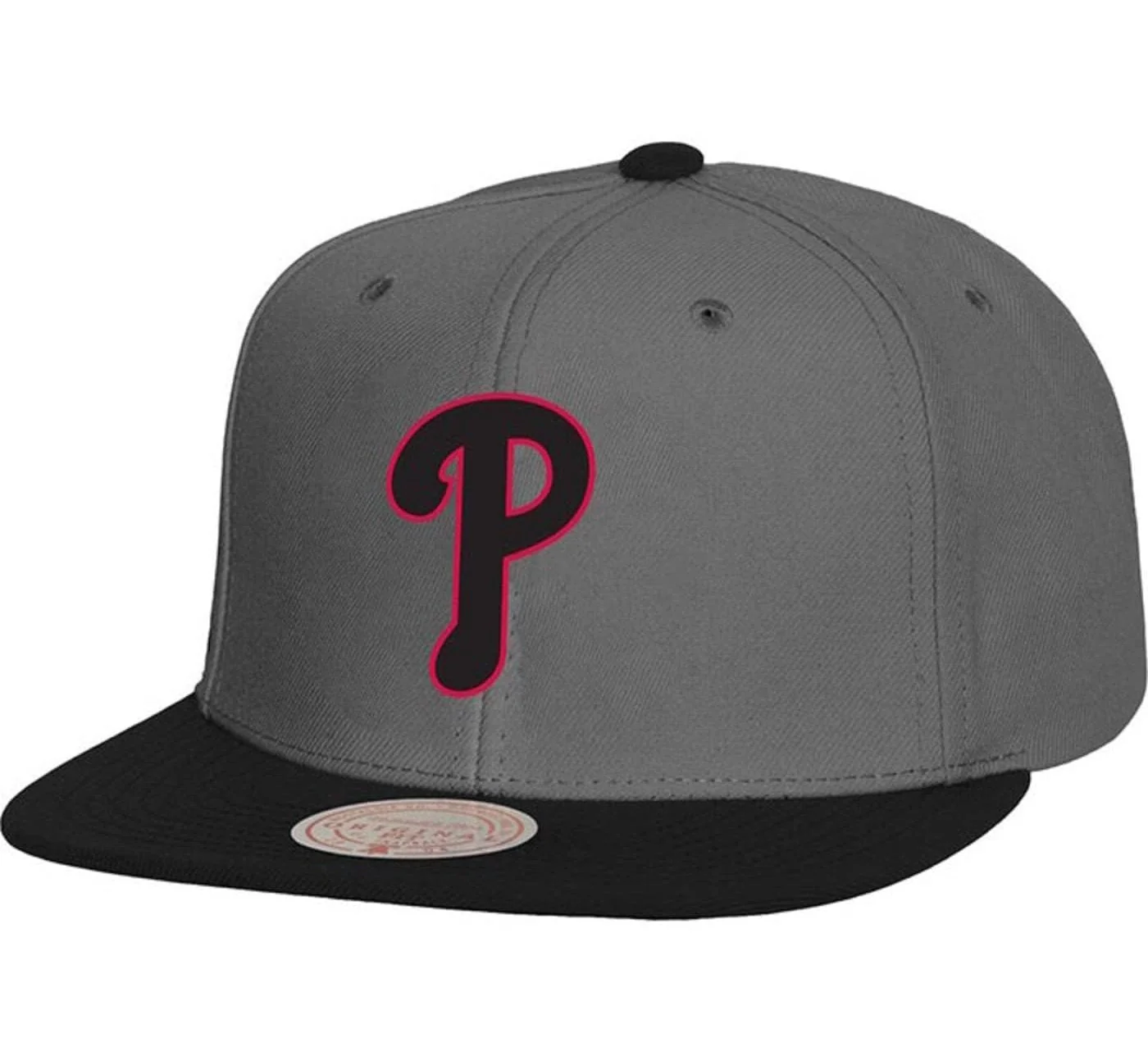 Dependable Mitchell Ness Men's MLB Storm Front Snapback Phillies Snapback Caps Consistent