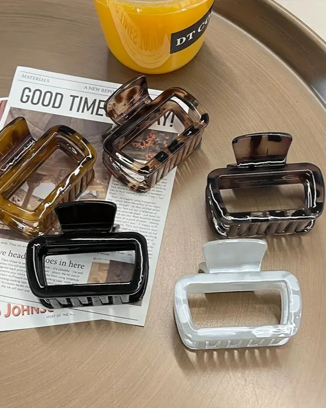 Quality Rounded Rectangular Claw Clips Traditional
