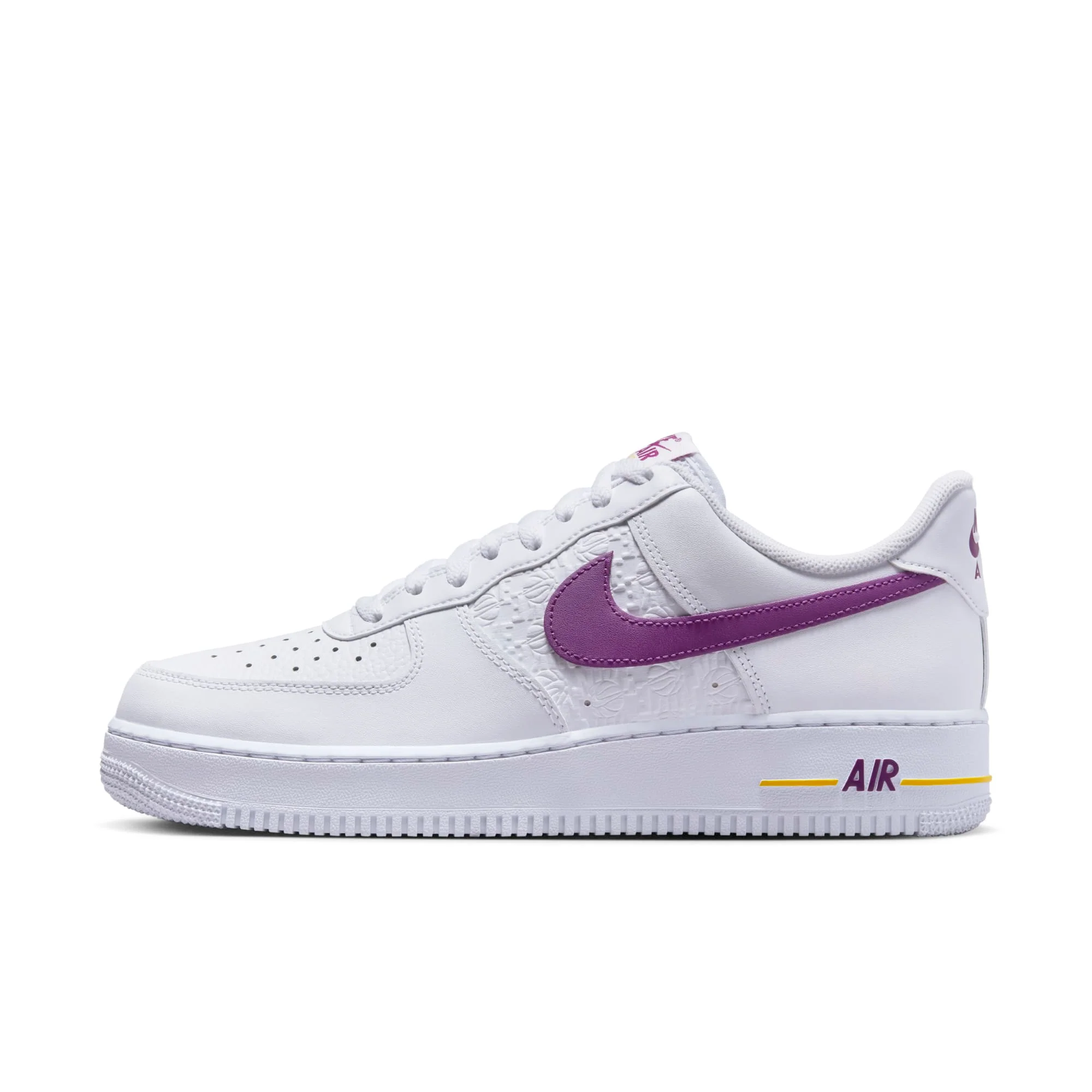 Sophisticated Nike Men's Air Force 1 '07 'Embossed Hoops Sneakers Verified