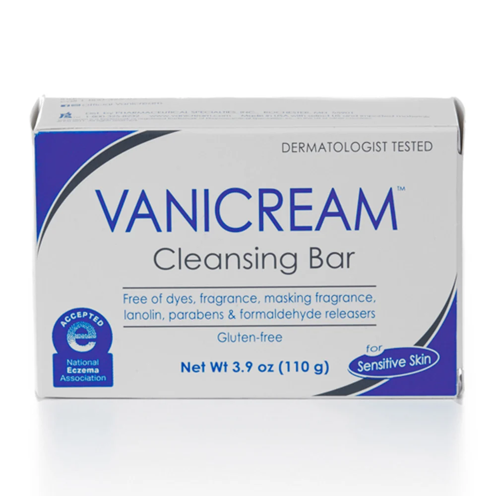 Functional Vanicream Cleansing Bar For Sensitive Skin Fragrance- - 3.9 Oz Long-Lasting