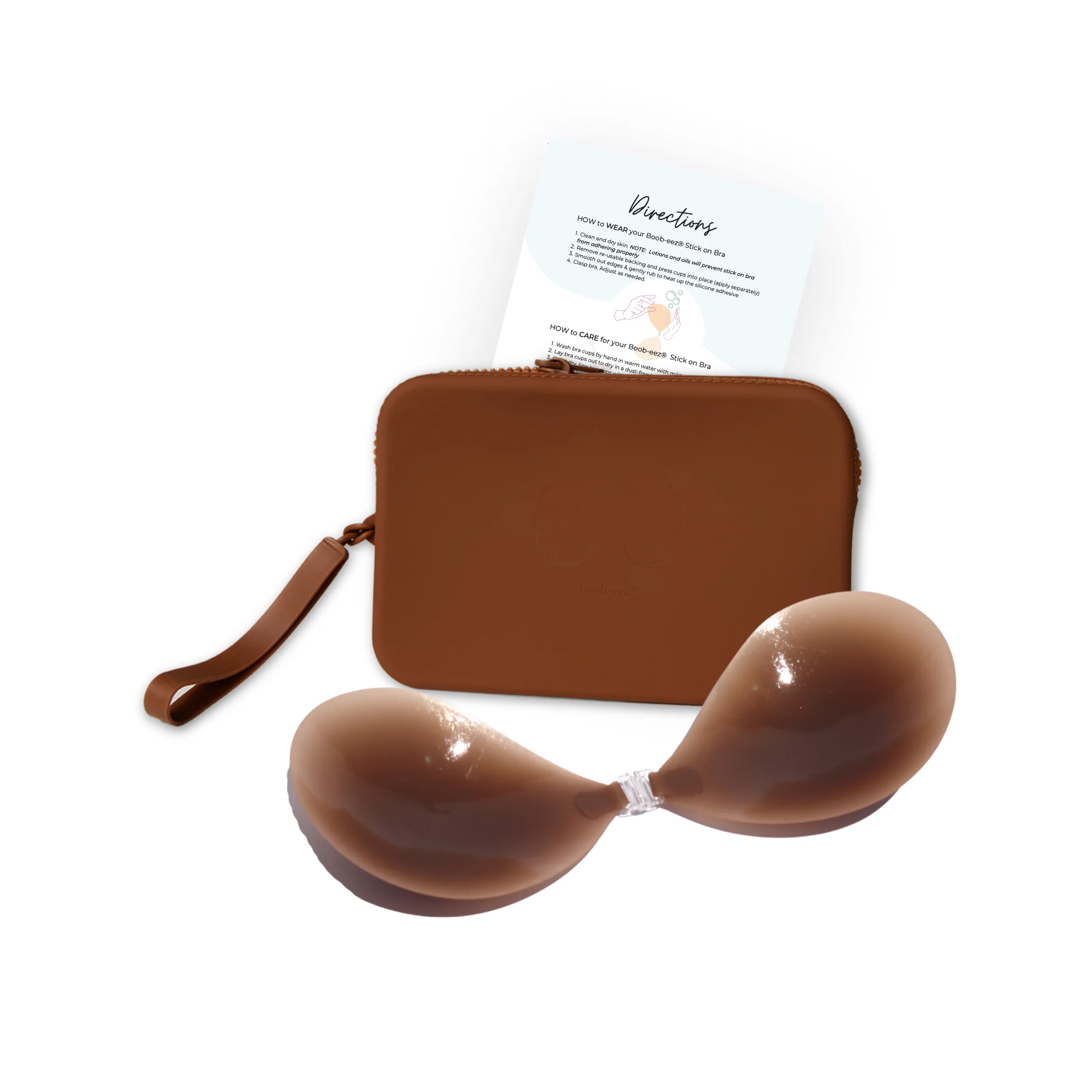 Stylish Match Maker - Seamless Sticky Bra in Dark Nude Carefully Designed