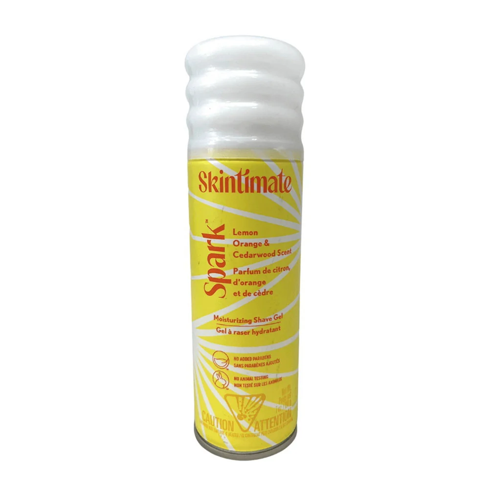Fashionable Skintimate Spark Shave Gel Lemon Orange And Cedarwood 7 Oz Organic