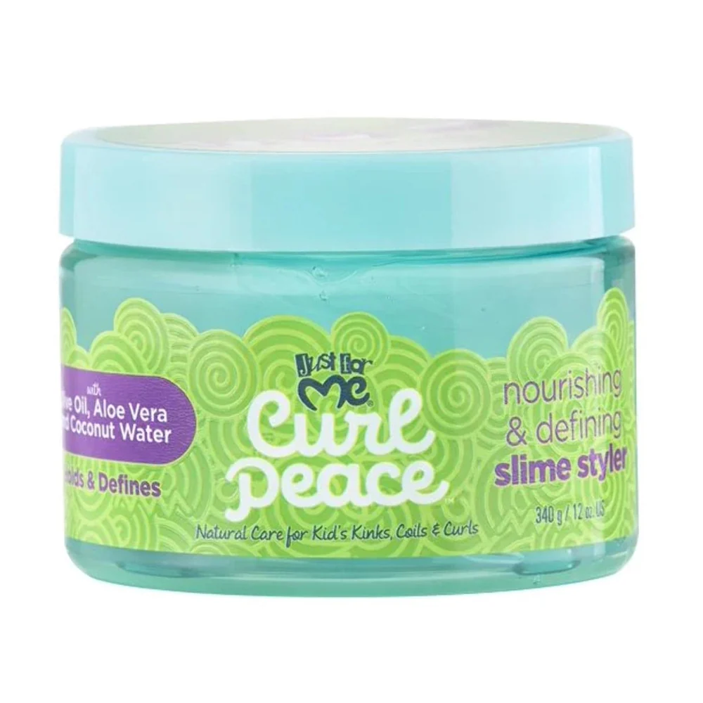 Official Just For Me Curl Peace Nourishing and Defining Slime Styler for Kids 12 Oz Comfortable