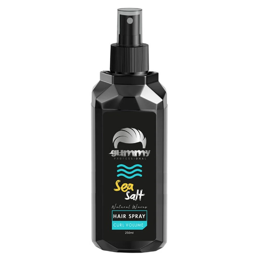 Recyclable Gummy Hair Spray Sea Salt for Curl Definition and Volume 8.45Oz 250ml Efficient