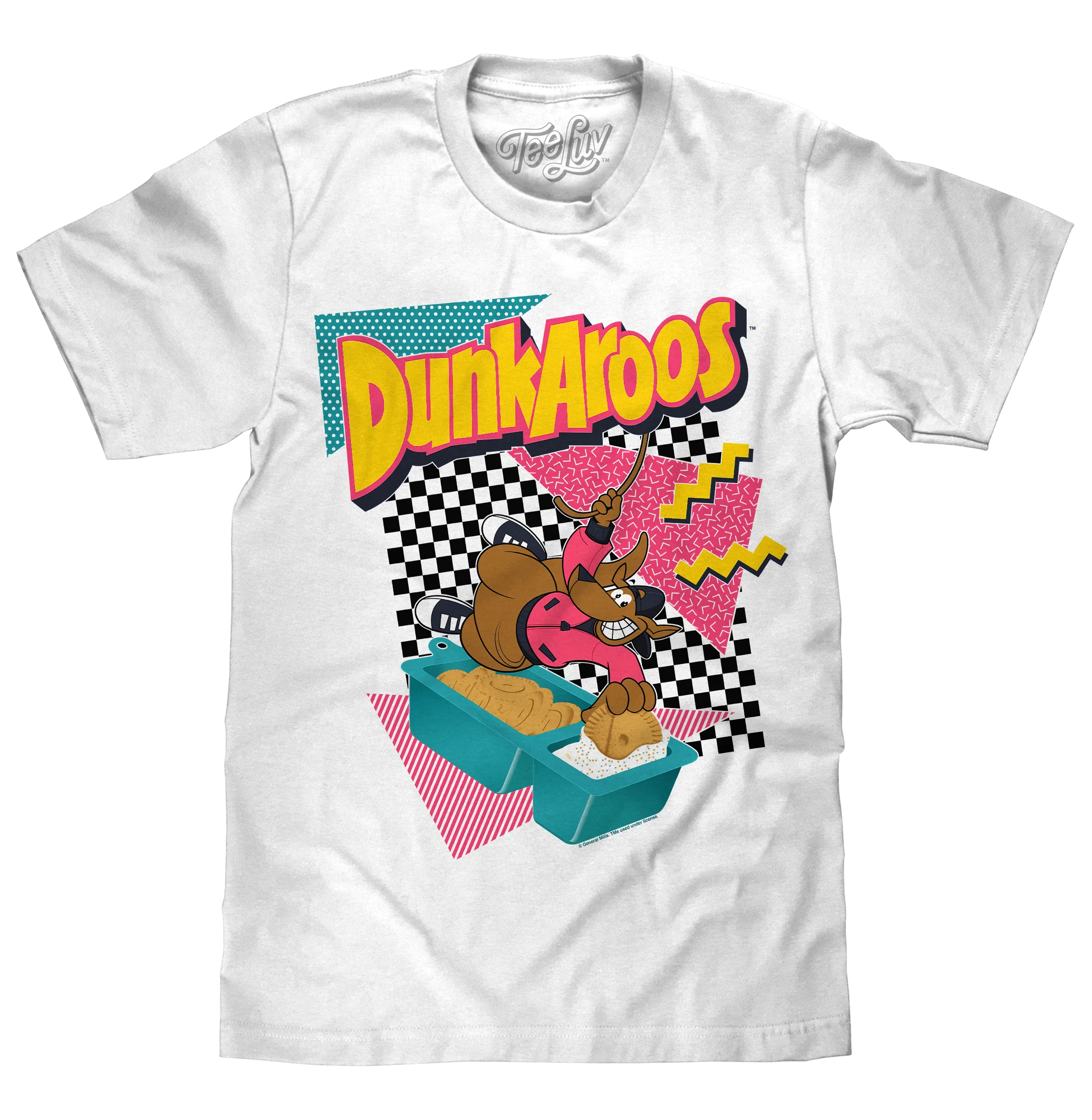 Sophisticated Dunkaroos Kangaroo T-Shirt - White Selected