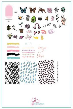 Official Koko by Design CjS-103 - Clear Jelly Stamping Plate Elite