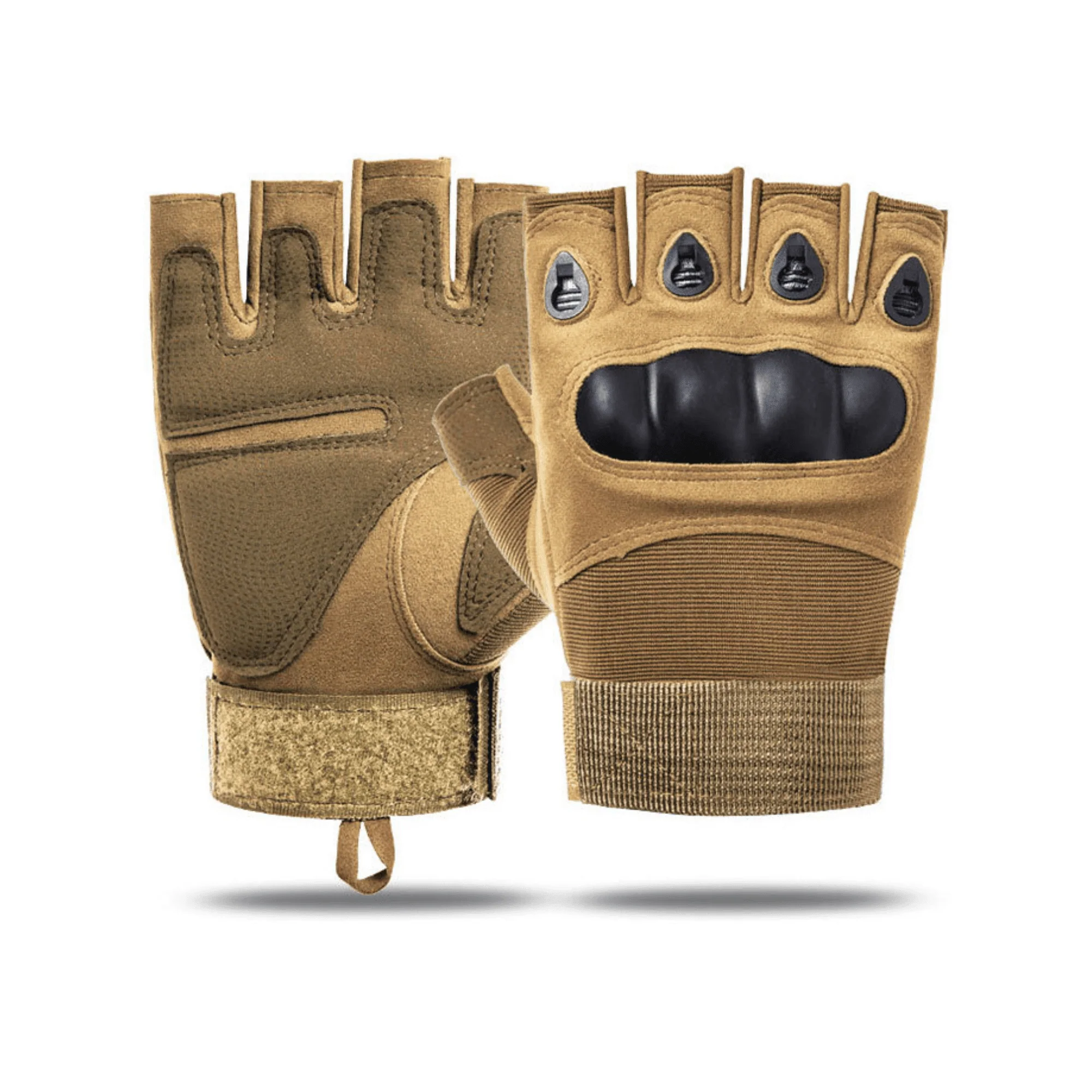 Official JupiterGear Tactical Military Fingerless Airsoft Gloves for Outdoor Sports Paintball and Motorcycling Traditional