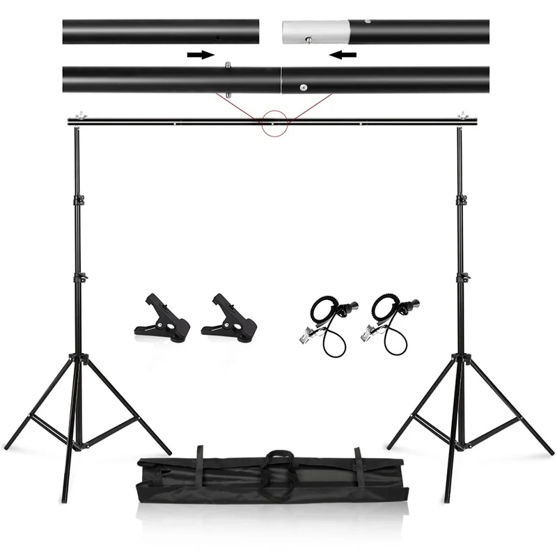 High-Quality Heavy Duty Photo Backdrop Adjustable Stand Frame Responsible