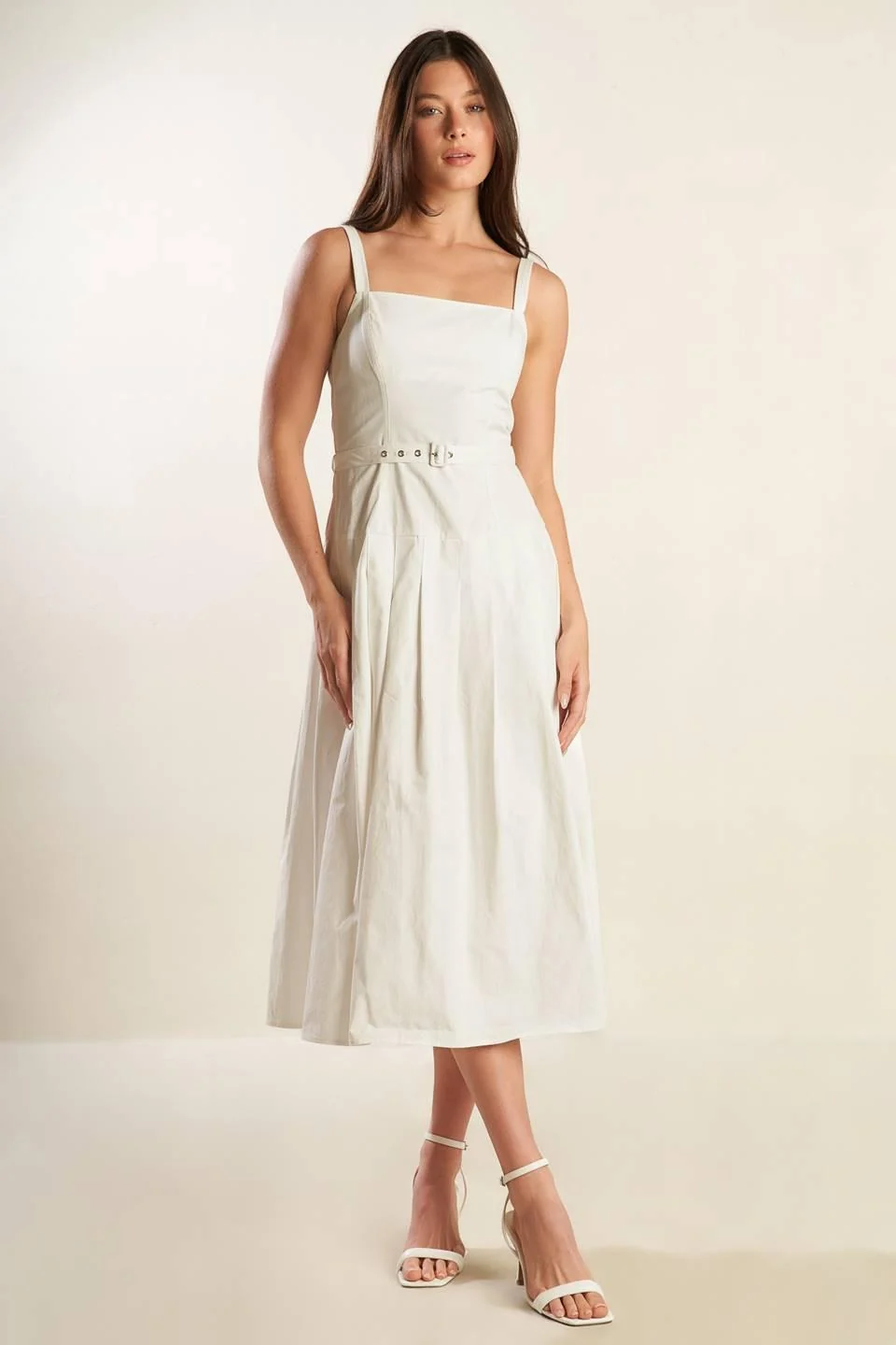 Traditional Shay Lantana Woven Midi Dress Powerful