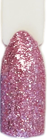Professional Glitter Bomb Gel Polish Metallic Pastel Pink Relaxed