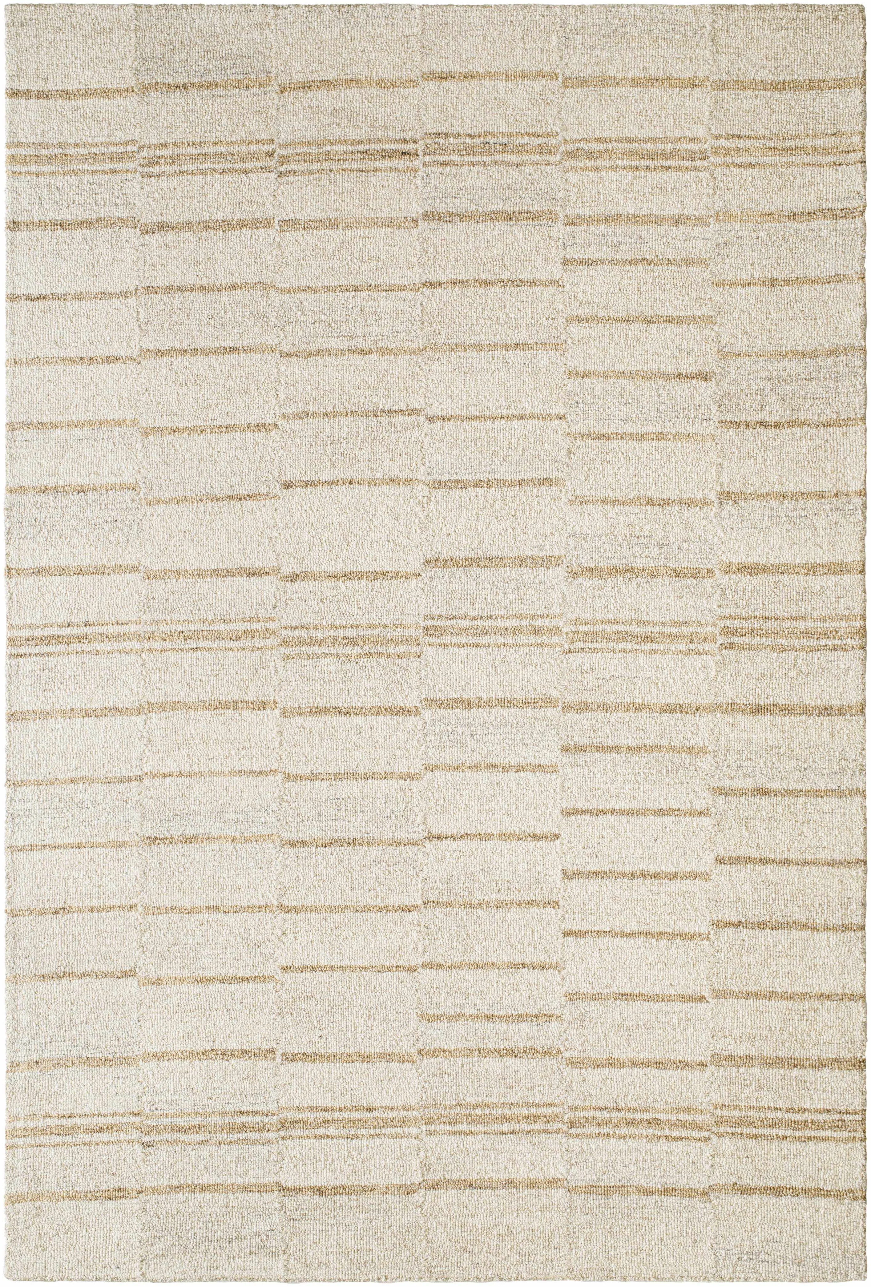 Organic Abbatha Modern Wool Rug Pure