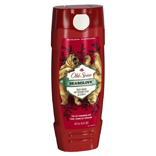Secure Old Spice Wild Collection Bodywash Bearglove - 16 Oz Crafted