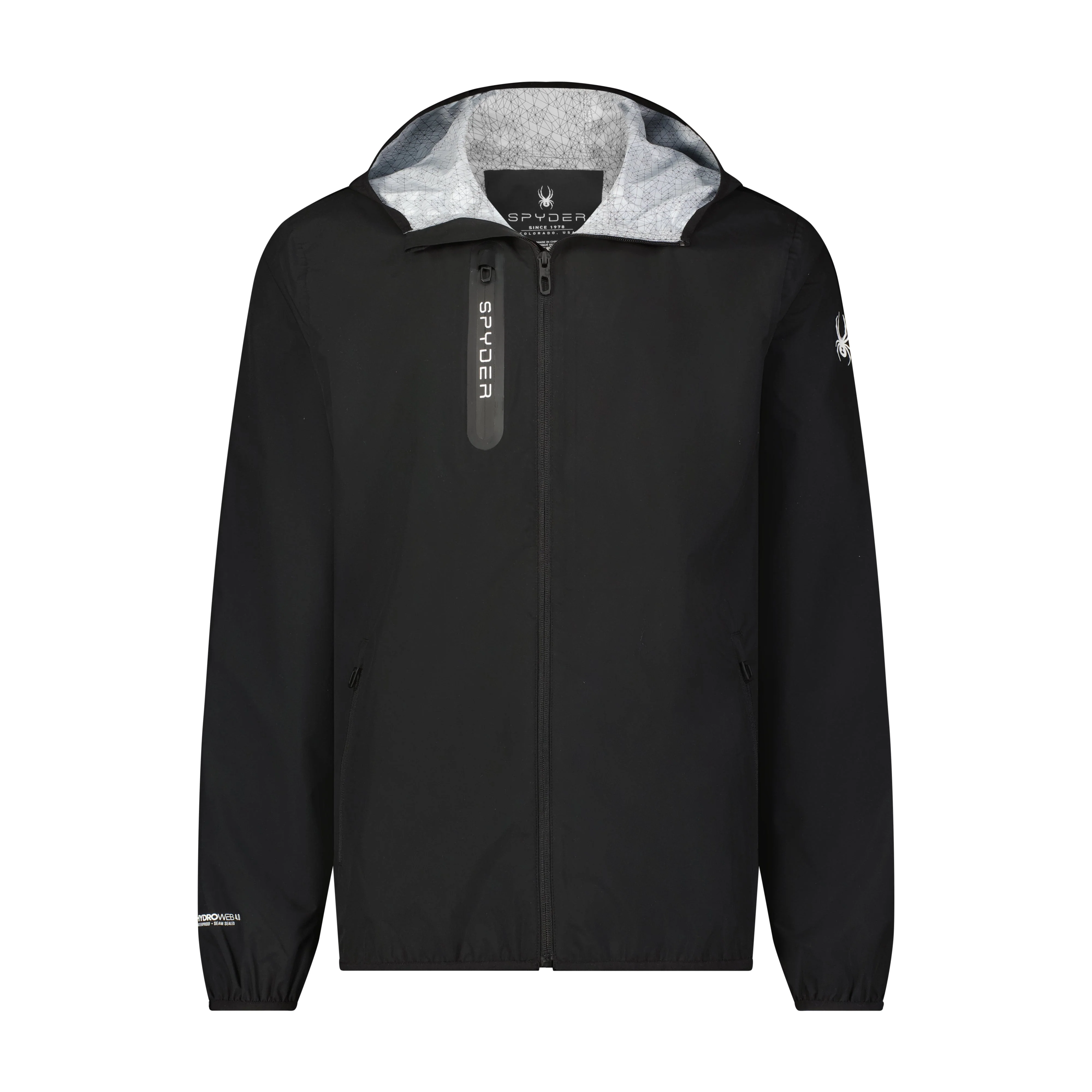 Exclusive Men's Mountain Mist Rain Jacket - Black World-Class