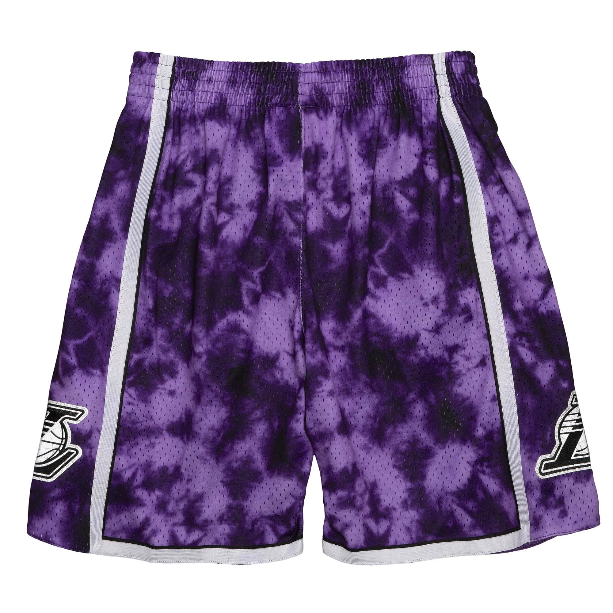 Professional Mitchell Ness Men's NBA Galaxy Swingman Shorts - La Lakers 2009 First-Class